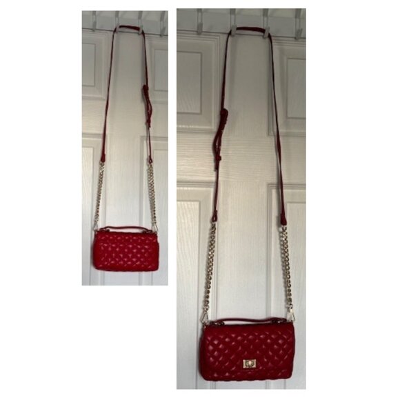 💋 Chic Quilted Crossbody with Gold Hardware 💋 - Picture 8 of 13